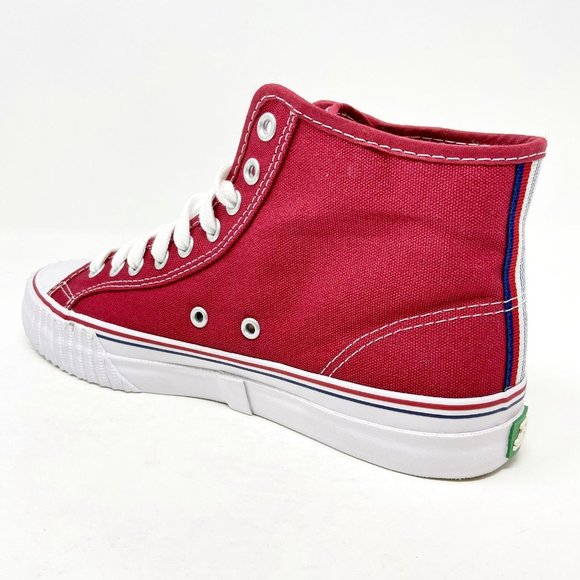 PF Flyers Center Hi Reiss FRC Red White Mens Retro Sneakers MC1001RD - Picture 3 of 5